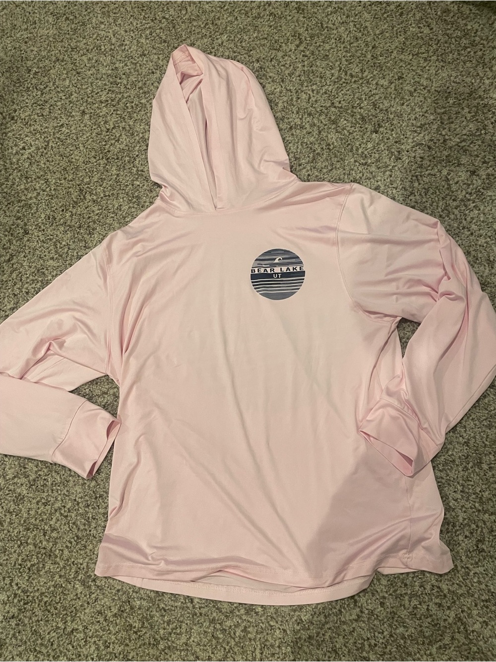 Spicy Tuba Pink Long-Sleeve Hooded Tee - Rash Guard - Picture 3 of 6